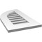Ekena Millwork Quarter Round Top Left Surface Mount PVC Gable Vent w/ 3-1/2"W x 1"P Standard Frame, 14"W x 26"H GVPQL14X2601SF - alternate 2